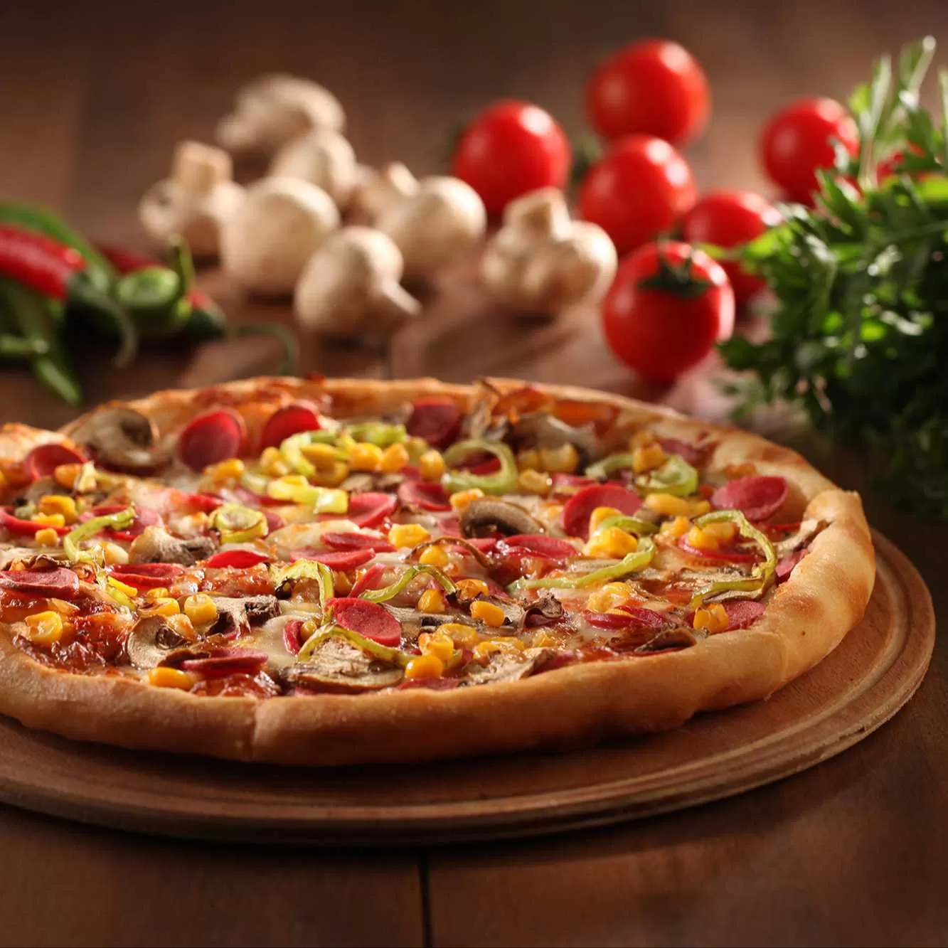 Karışık Pizza + İçecek