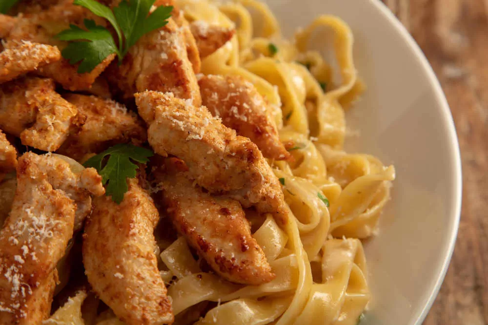 Çıtır Tavuklu Makarna